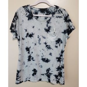 Style & Co. Blue Washed Pocket T Shirt